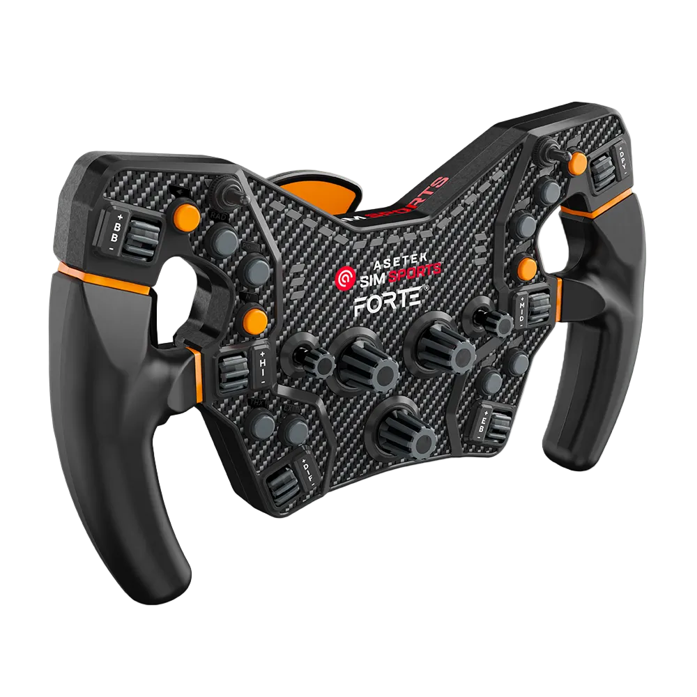 Asetek SimSports® Forte® Lenkrad (Orange)