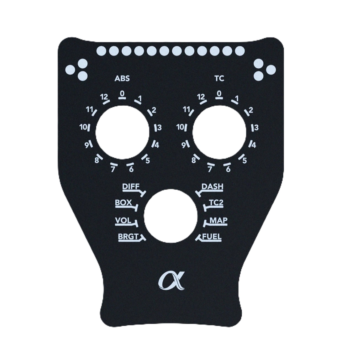 BAVARIANSIMTEC Aufkleber Alpha Front