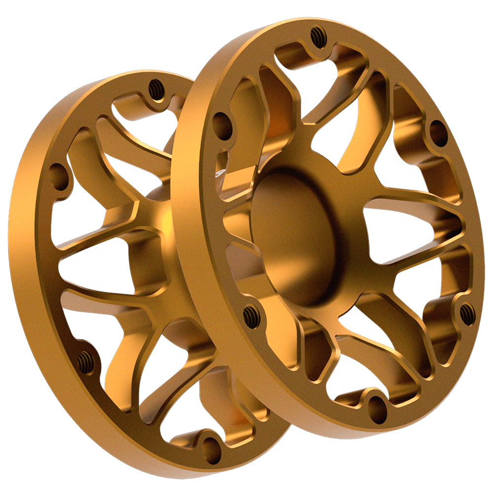 Spacer S50 (Länge 50mm) - schwarz, gold, lila