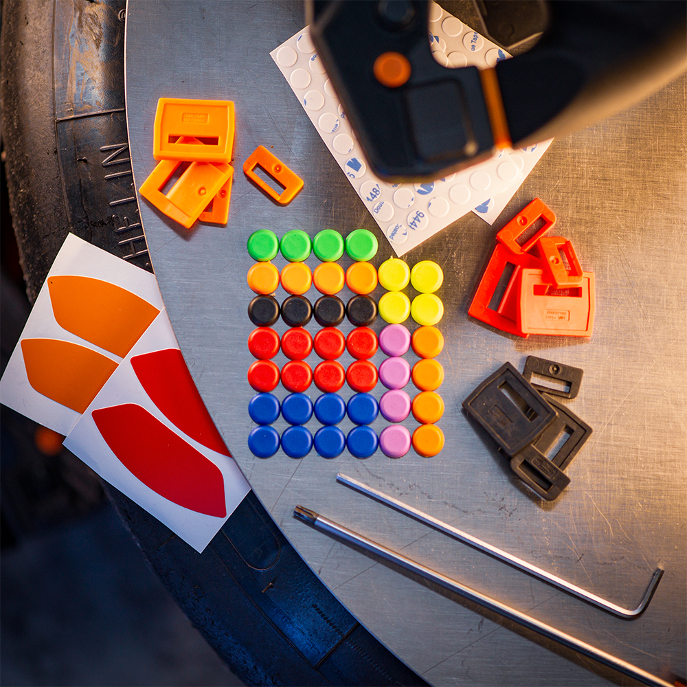 Steering Wheel Button Color Kit