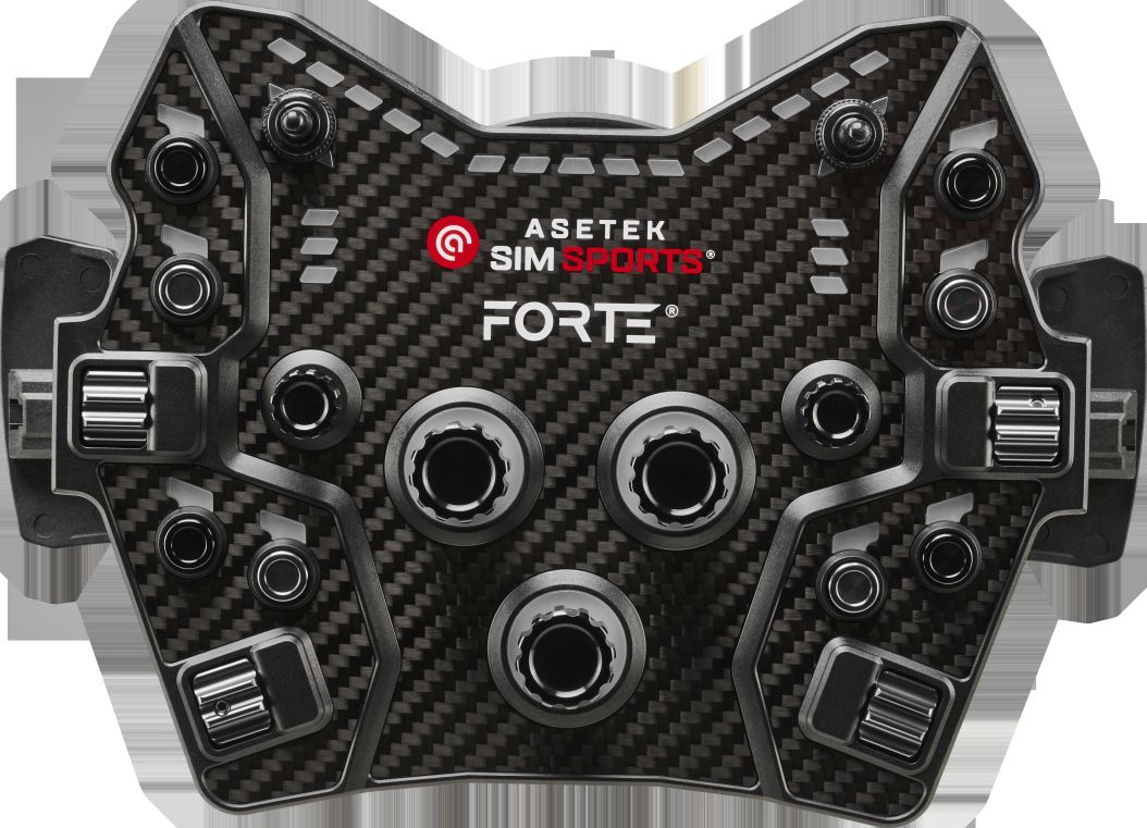 Forte® GT Button Box (Black, Alu. Knöpfe)