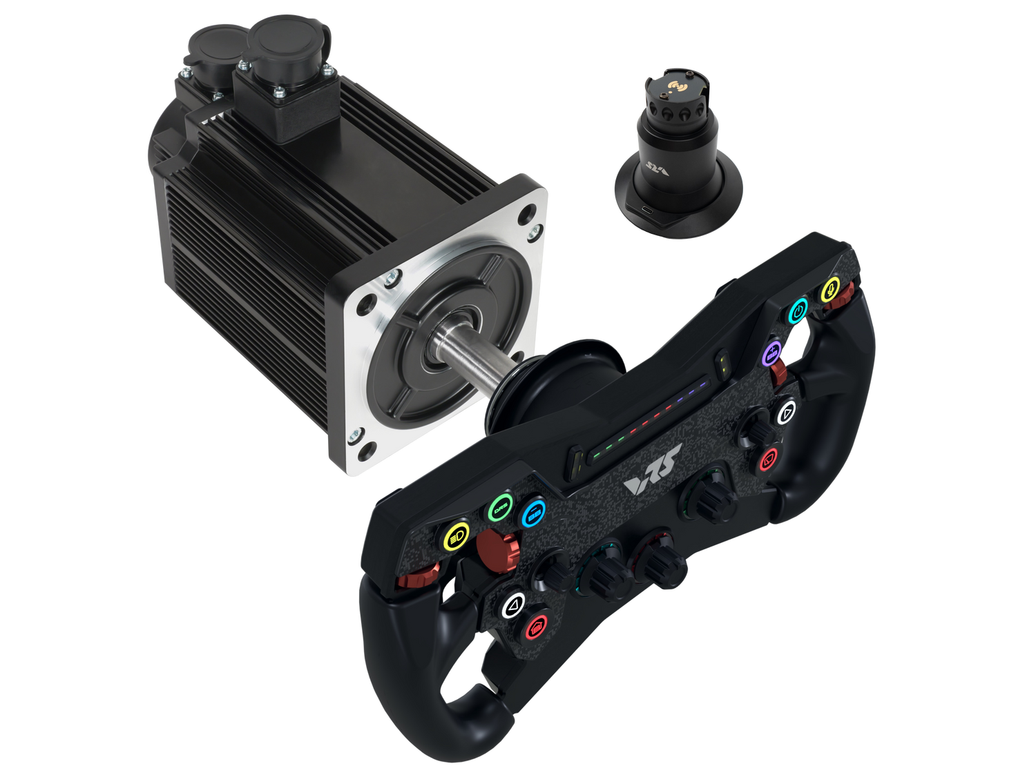 VRS R295 Lenkrad + uDPF20 (9Nm) + QR Connect